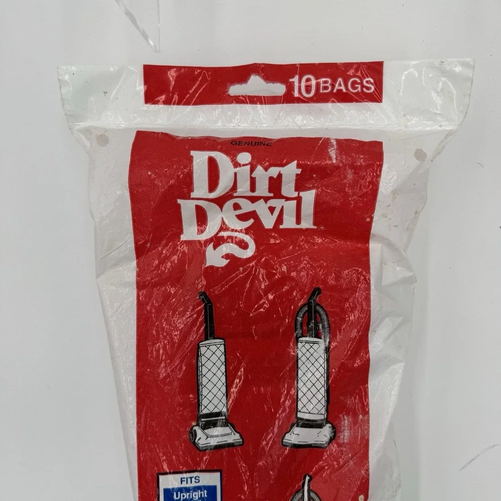 1 DIRT DEVIL Type D Vacuum Cleaner Bags Vintage 1996 For Upright Vacuum‎